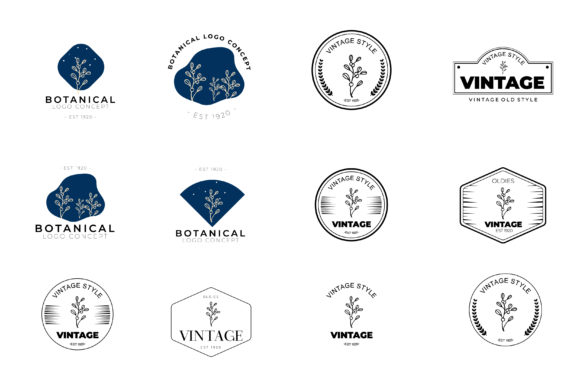 Download Minimal Femenine Modern Botanical Logo - Modern botanical Collection