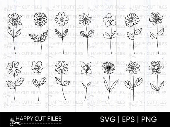 Download Flowers Svg Bundle Floral Clipart Png - Floral Collection