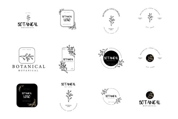Download Modern Botanical Feminine Floral Logo - Floral Collection