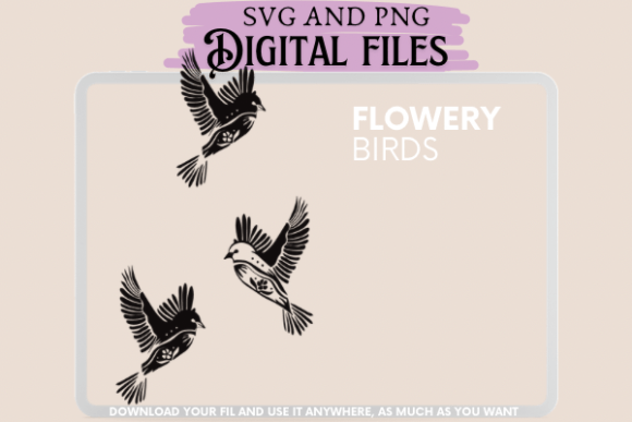 Download Floral Birds - Floral Collection