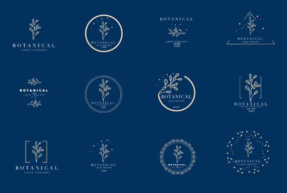 Download Minimal Femenine Modern Botanical Logo - Modern botanical Collection