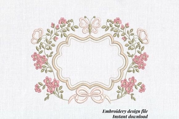 Download Floral Wedding Frame 3 - Floral Collection