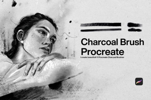 Download 10 Charcoal Brushes Procreate - Charcoal Collection