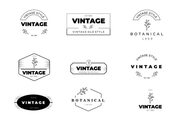 Download Minimal Modern Botanical Feminine Logo - Modern botanical Collection