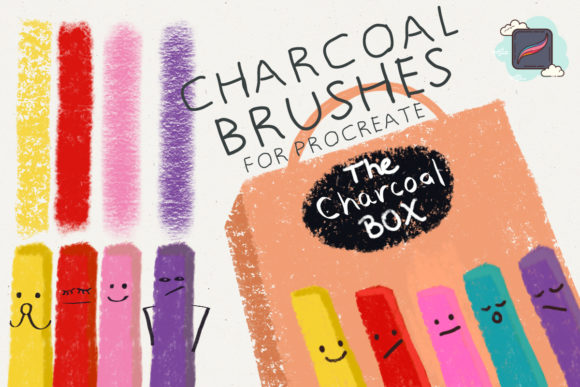 Download The Procreate Charcoal Box - Charcoal Collection