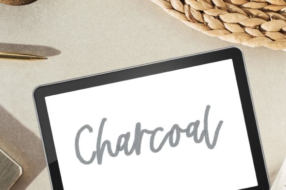 Download Charcoal Procreate Lettering Brush - Charcoal Collection