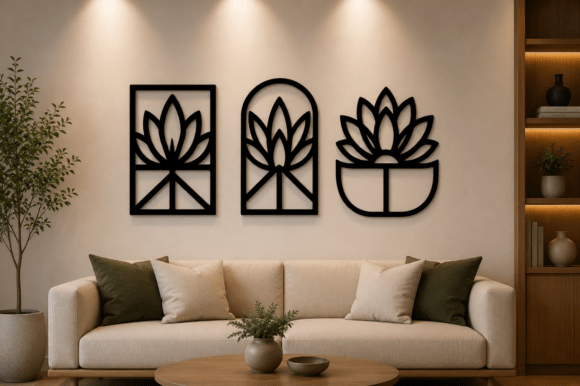 Download Modern Botanical Wall Art SVG Bundle - Modern botanical Collection