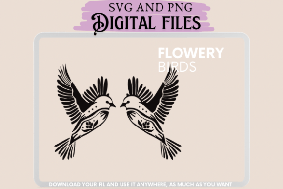 Download Floral Birds - Floral Collection