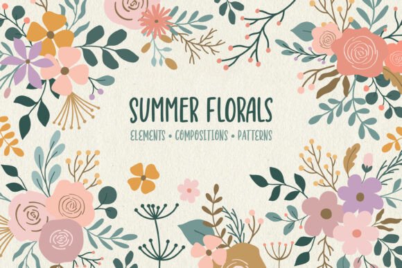 Download Summer Florals Vector Collection - Floral Collection