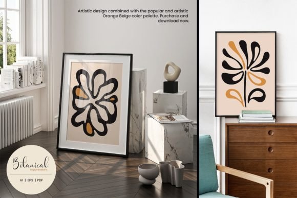 Download Modern Botanical Harmony Art Print - Modern botanical Collection