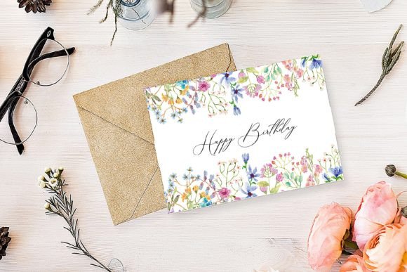 Download Spring Garden Floral Birthday Card - Floral Collection