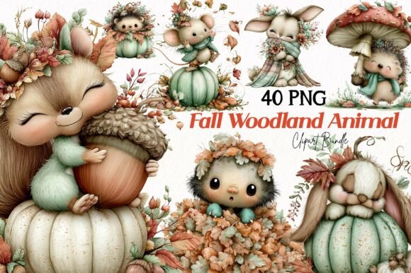 Download Fall Woodland Animal Clipart - Woodland animal Collection