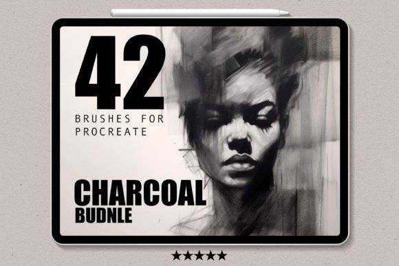 Download Charcoal Brushes for Procreate - Charcoal Collection