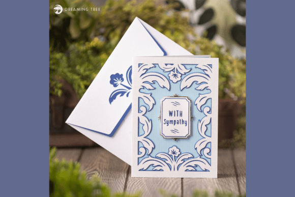 Download Floral Sympathy Card SVG - Floral Collection