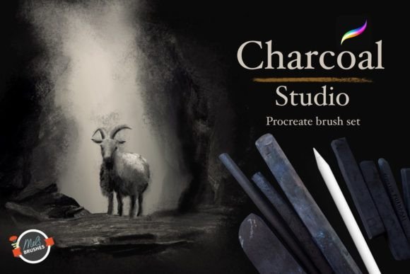 Download Charcoal Studio Procreate Brushes - Charcoal Collection