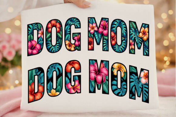 Download Tropical Floral Dog Mom Mother's Day Png - Floral Collection
