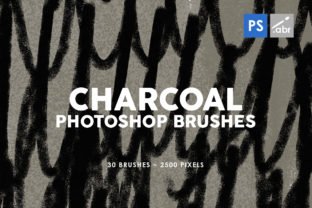Download 30 Charcoal Texture Photoshop Brushes - Charcoal Collection
