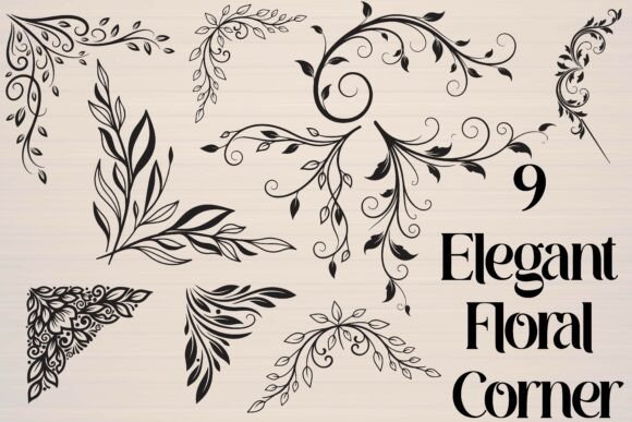 Download Elegant Floral Corner - Premium Resources