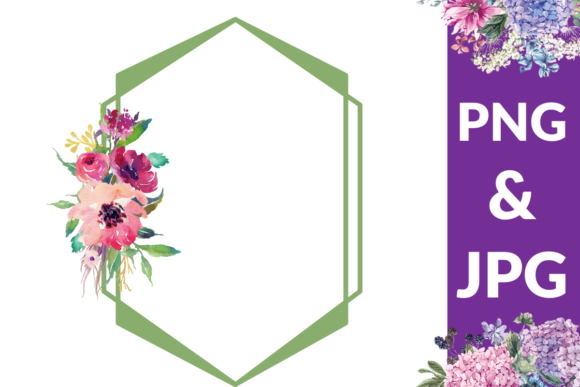 Download Watercolor Floral Frame - Floral Collection