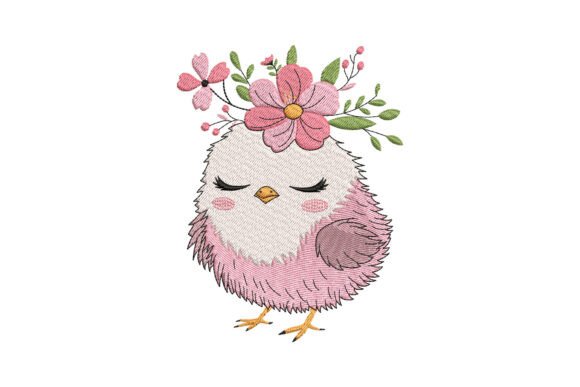 Download Floral Baby Chick - Floral Collection