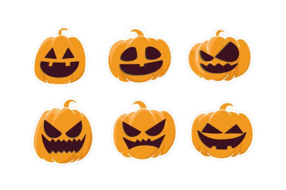 Download Halloween Pumpkin Set, Pumpkin Face - Premium Resources